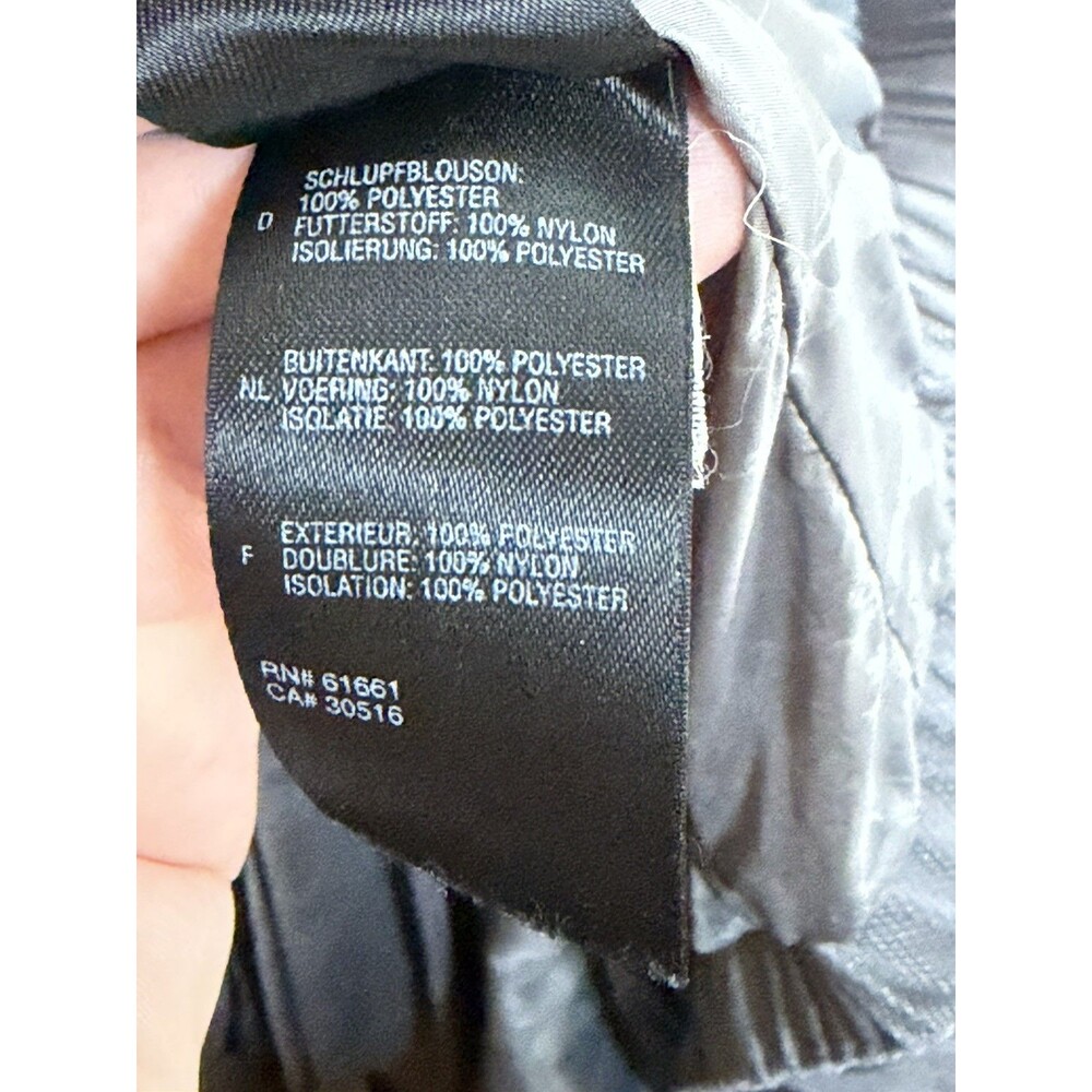 The North Face Men's Two Tone Gray Quilted Puffer Jacket Size Medium Winter Snow - Picture 6 of 10